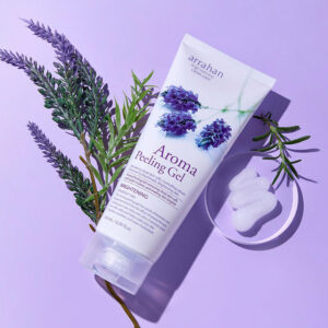 gel tẩy tế bào chết arrahan aroma white peeling gel 180ml hương lavender