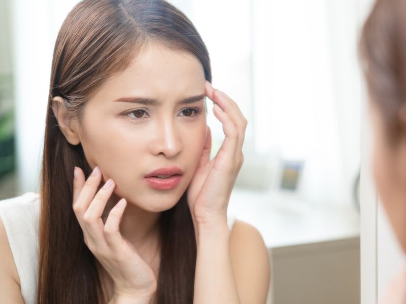 thoi quen gay lao hoa da